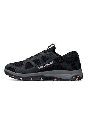 Чоловічі кросівки salomon techamphibian 5 black grey orange