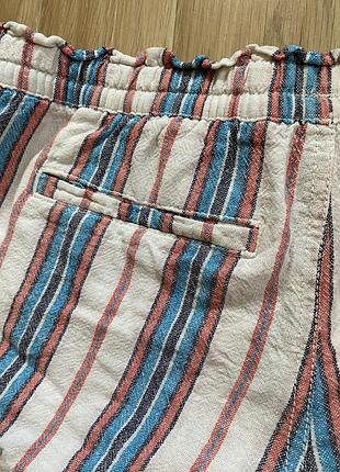 Жіночі лляні короткі шорти old navy xs 4