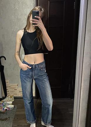 Джинси zara прямого крою