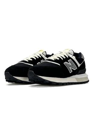 Жіночі кросівки new balance 574 legacy black white