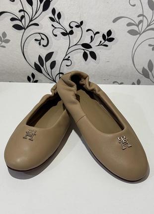 Женские туфли балетки Tommy hilfiger elastic ballerina, 39р.