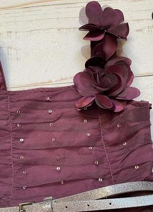 Шикарное нарядное платье. next.7-8л.122/128.состояние идеал.