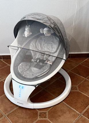 Крісло-гойдалка kikka boo cuddle me light grey