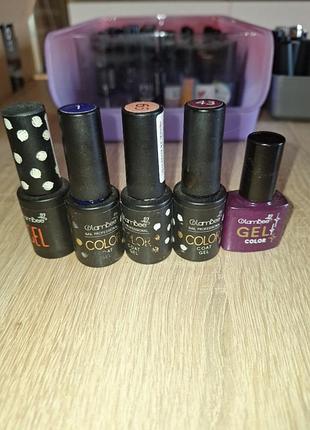 Лот/набор гель-лаков glambee