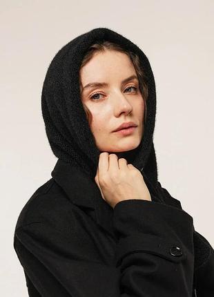 Капюшон ang-довяз короткий чорний