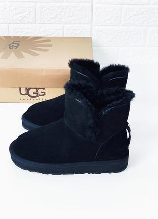 Угги замш овчина уги ugg замшевые натуральные mini ботинки сапожки зимние2 фото