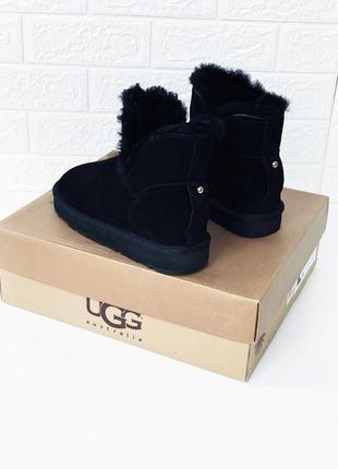 Угги замш овчина уги ugg замшевые натуральные mini ботинки сапожки зимние7 фото