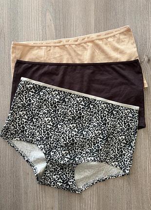 Бавовняні трусики шортики комплект 3 шт primark xs