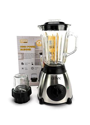 Стационарный блендер denx dx2001 с чашей 1,5 л, стальной. серебряный (dx2001)