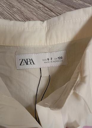 Cорочка zara 120p, 2р вдягали 2