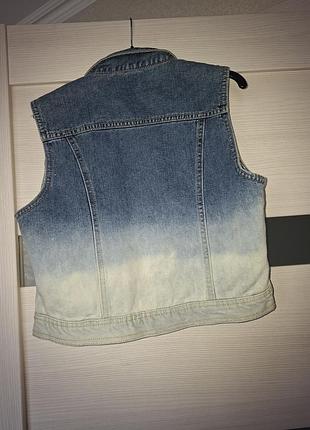 Джинсовый жилет 4