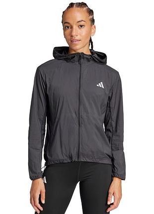 Жіноча куртка аdidas ultimate uv running jacket - чорна jd7791 оригінал розмір l