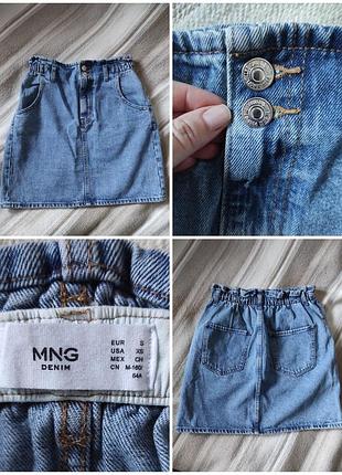 Юбка джинсовая мини mng 5