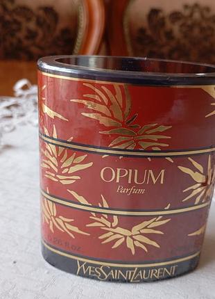 Винтажный женский парфюм вил yves saint laurent -opium 7,5ml в слюде