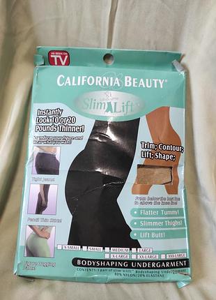 Білизна для корекції фігури california beauty slim n lift шорти, що стягують, з високою талією розмір  m - l
