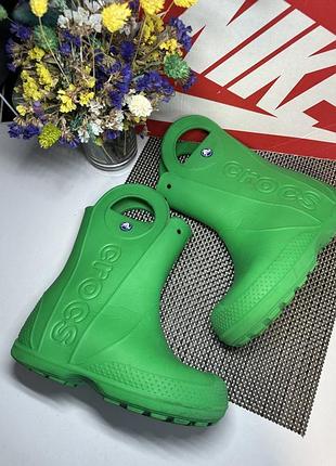 Оригінальні резинові чобітки crocs