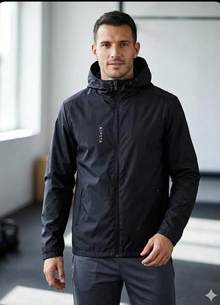 Мужская ветровка-дождевик kipsta t100 (decathlon) размер s