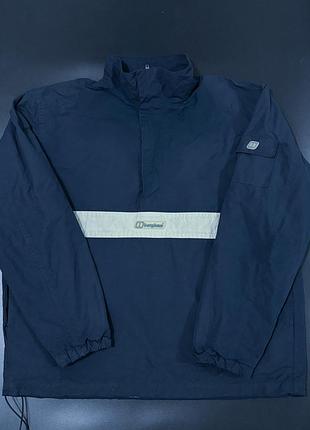 Чоловічий анорак синій berghaus (l) мужской синий анорак