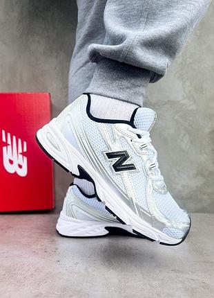 Мужские кроссовки new balance 740 white демисезон весна-осень