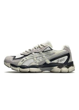 🤓 мужские кроссовки asics gel-nyc 2055 grey beige