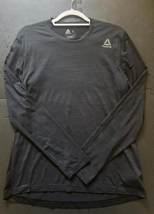 Спортивний чоловічий лонгслів reebok activechill (l)