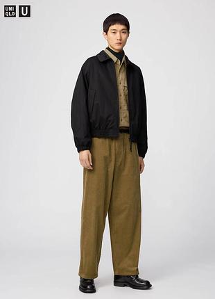 Вельветовые широкие брюки uniqlo унисекс