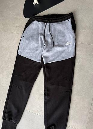 Спортивные штаны nike tech flecee grey