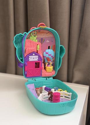 Ігровий набір polly pocket world cactus cowgirl ranch compact.