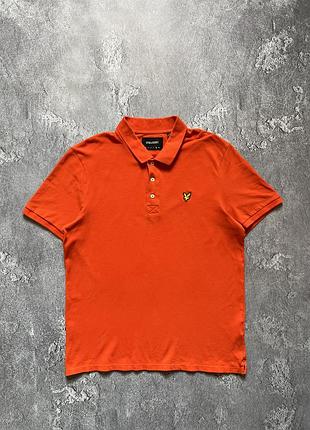Винтаж винтажное поло футболка lyle & scott vintage lampas big logo striped лайл скотт скот биг лого большой логотип на лампасах в полоску