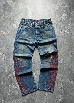 🇮🇹 made in italy vintage coca cola jeans big logo retro винтаж винтажные джинсы кока кола биг лого большой логотип 32/34