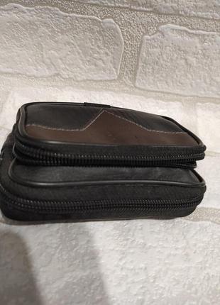 Мужская сумка-кошелек на пояс, ремень7 фото