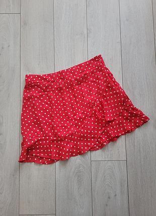 Юбка в горошек zara