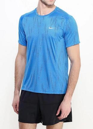 Чоловіча спортивна футболка nike running dri-fit s
