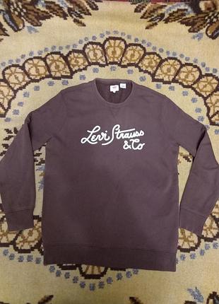 Світош утеплений, унісекс, з вишитим логотипом, levi strauss & co, оригінал, р. 48-50