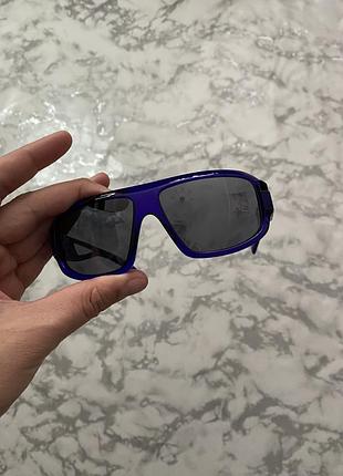 Сонцезахисні окуляри adidas originals cape town oversized square frame у синьому кольорі