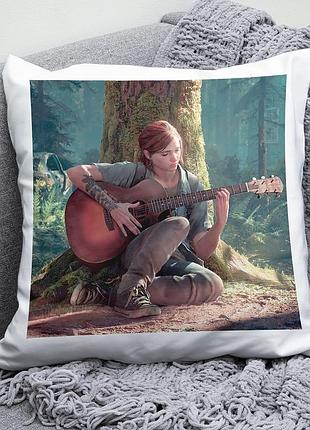 Декоративна подушка плюшевий подарунок з принтом the last of us