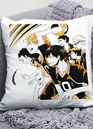 Плюшевая подушка аниме волейбол haikyuu!