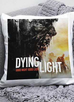 Декоративная подушка плюшева подарок с принтом dying light
