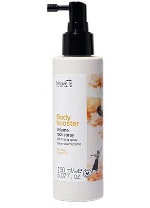 Спрей nouvelle body booster volume root spray для об'єму волосся 150 мл