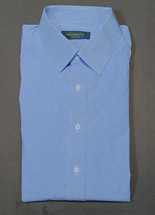 Воротник 42 см hockerty size 42 cm рубашка в белоснежную полоску made to measure
