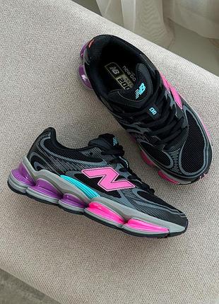 Стильні жіночі кросівки new balance abzorb 2000 black grey coloured чорні різнокольорові