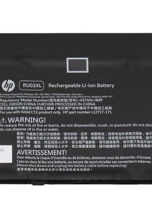 Оригинальная батарея ru03xl для ноутбука hp probook x360 11 g3 g4 g5 g6 - 11.4v 4212mah 48wh