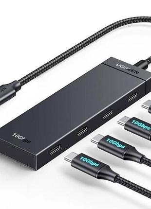 Usb-c хаб ugreen 4-в-1 (10gbps) — высокоскоростной разветвитель