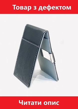 Внимание! уценка! зажим для денег, карт «leather clip» кошелек компактный стильный