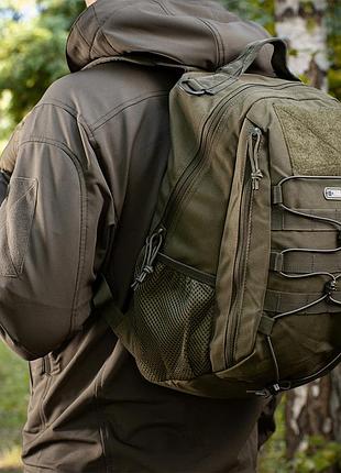 Рюкзак m-tac urban line force pack olive (масло), тактический рюкзак м тас, рюкзак для военных