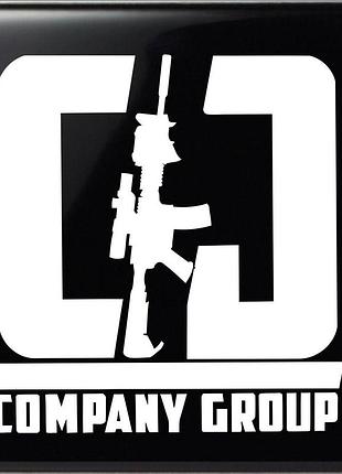 Наклейка «company group» белый, 7х7 см