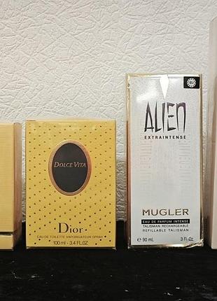 Guy laroche fidji dior dolce vita mugler alien extraintense burberry body
