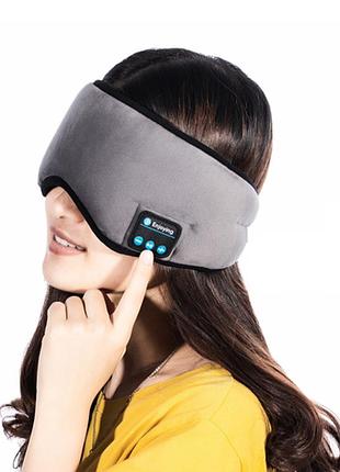 Маска для сну music goggles and183 з bluetooth гарнітурою пов'язка на очі з навушниками