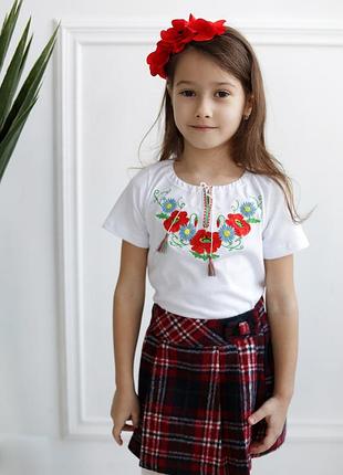 Футболка детская летние краски d-01 152