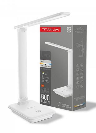 Led лампа настольная titanum tltf-009w 10w 3000-6500k